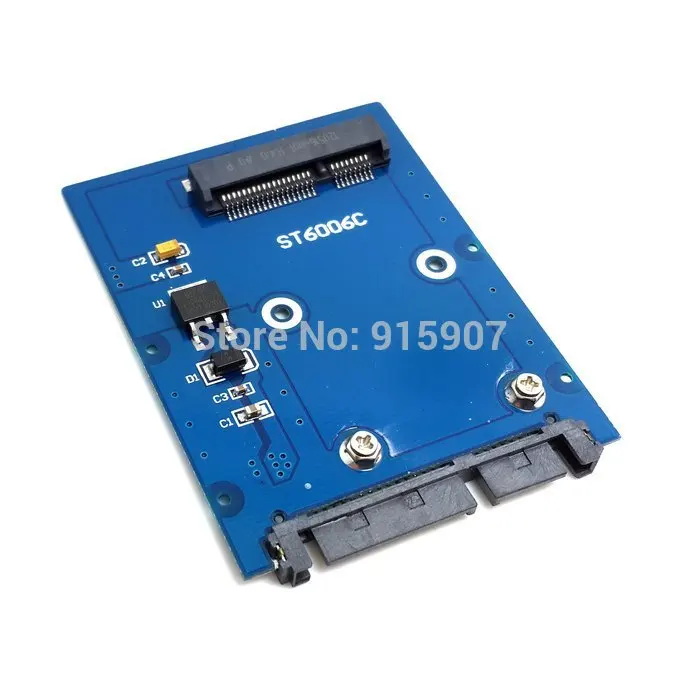 CYSM CY Slim Type Mini PCI-E mSATA SSD до 2 5 дюймов SATA 3 0 22pin адаптер для жесткого диска PCBA |