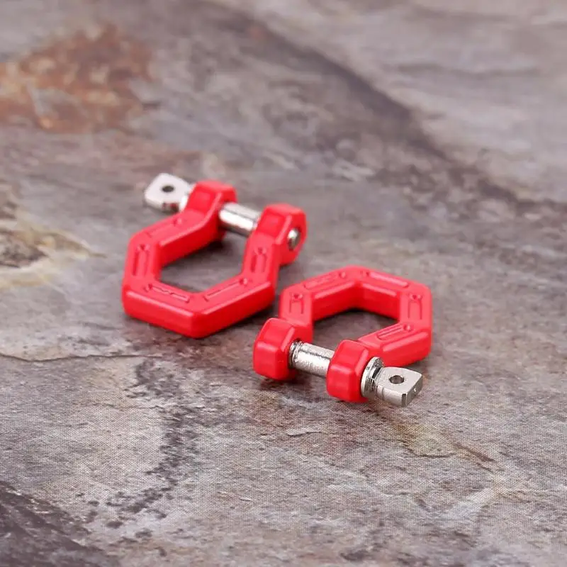 Красный прицеп для крюка бампера d образное кольцо 1/10 RC Гусеничный Traxxas TRX4 осевой