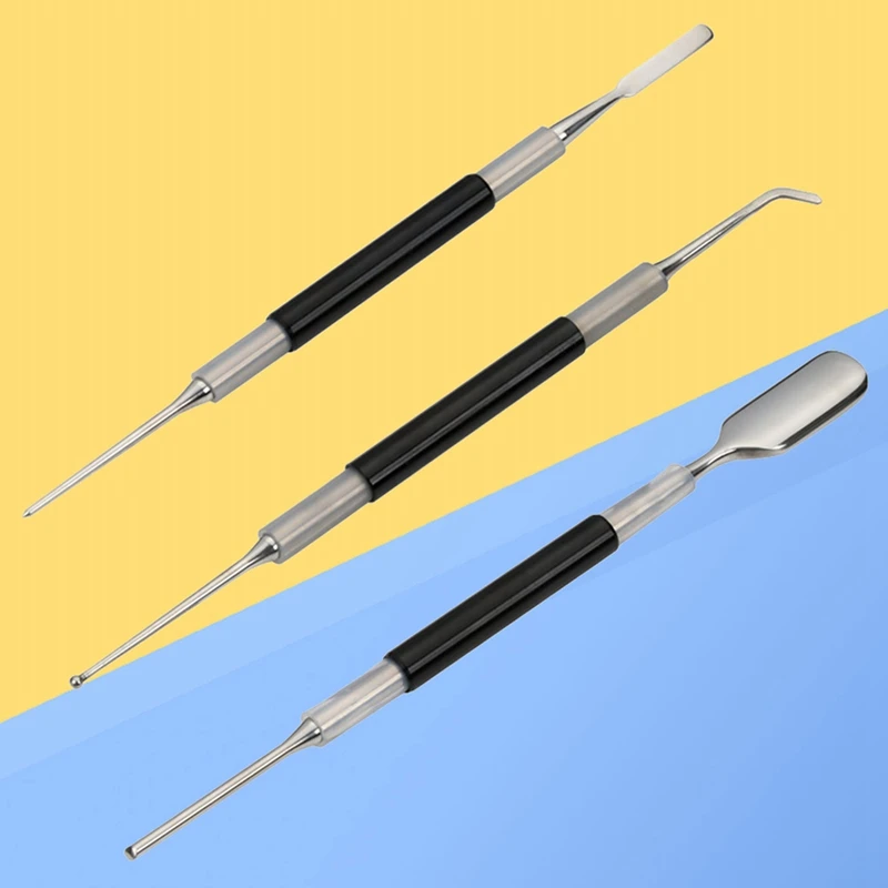 3 шт. яркая профессиональная кофейная ручка из нержавеющей стали Бариста