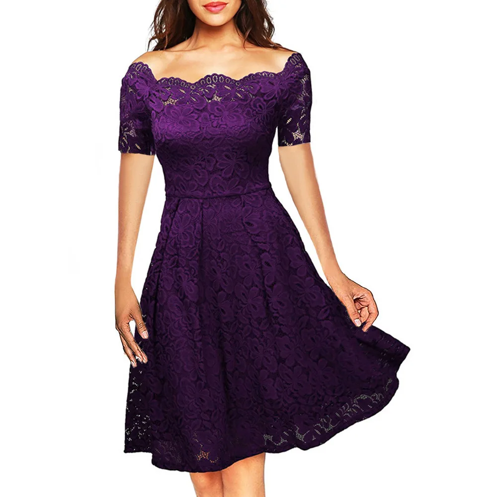Best Quality Lace Dress One The Word Strapless Will Pendulum Dress