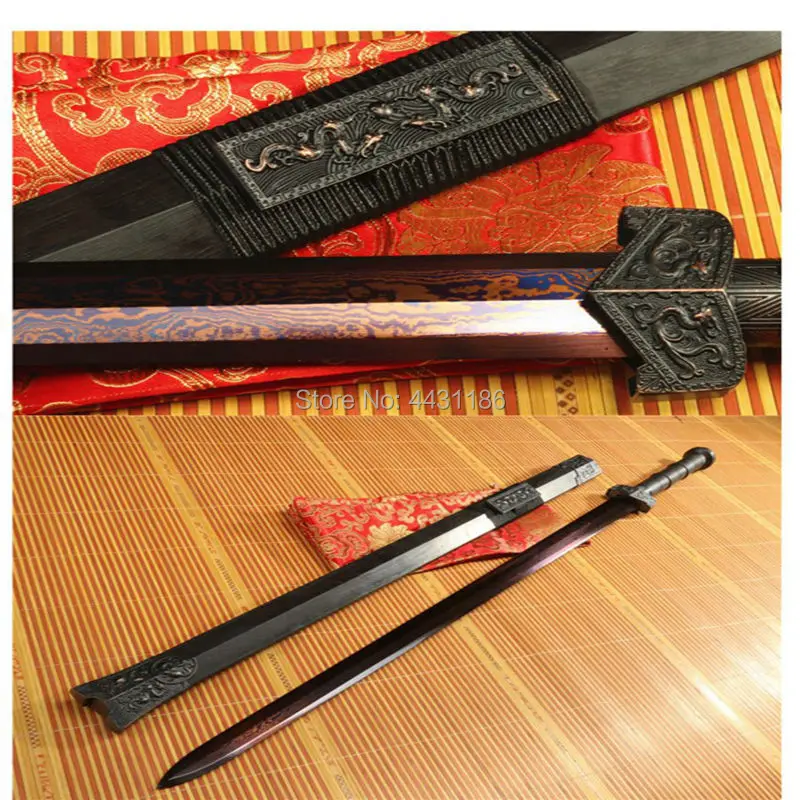 Китайская коллекция украшений для дома LongQuan ручной работы острый боевой меч
