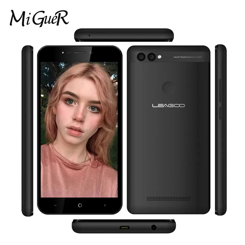LEAGOO POWER 2 PRO 5 &quotHD Мобильный телефон Android 8 1 MTK6739 4 ядра ГБ + 16 4000 мАч отпечатков