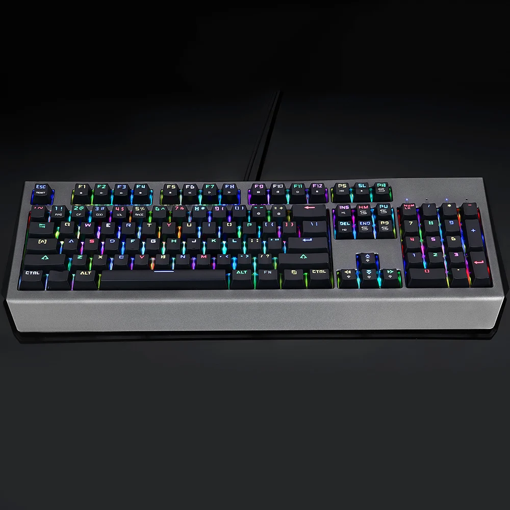 Оригинал MOTOSPEED CK99 RGB механическая клавиатура 104 ключей USB Проводная компьютерная