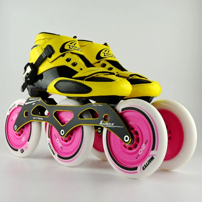 ZODOR powerslide Встроенные коньки из стекловолокна профессиональные соревновательные