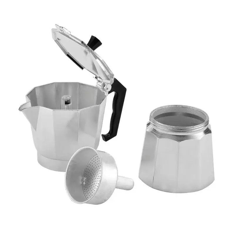 Алюминий 3/6/9 чашки Кофе Moka чайник для плиты эспрессо латте Maker Percolator | Дом и сад