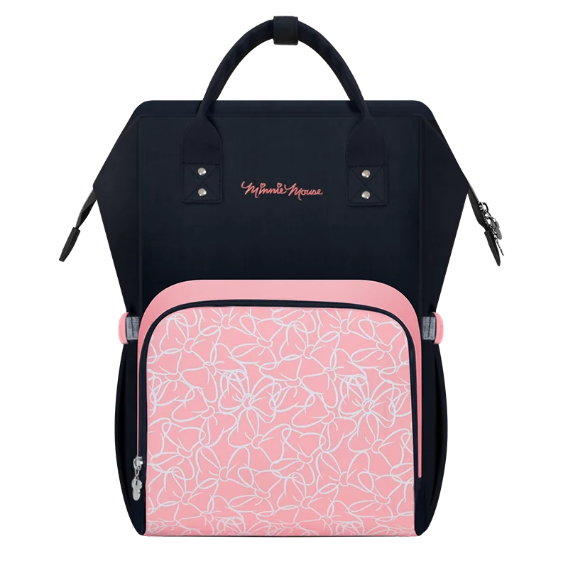 Disney Pink Minnie Mommy сумка для ухода за ребенком рюкзак подгузников Сумка с большой