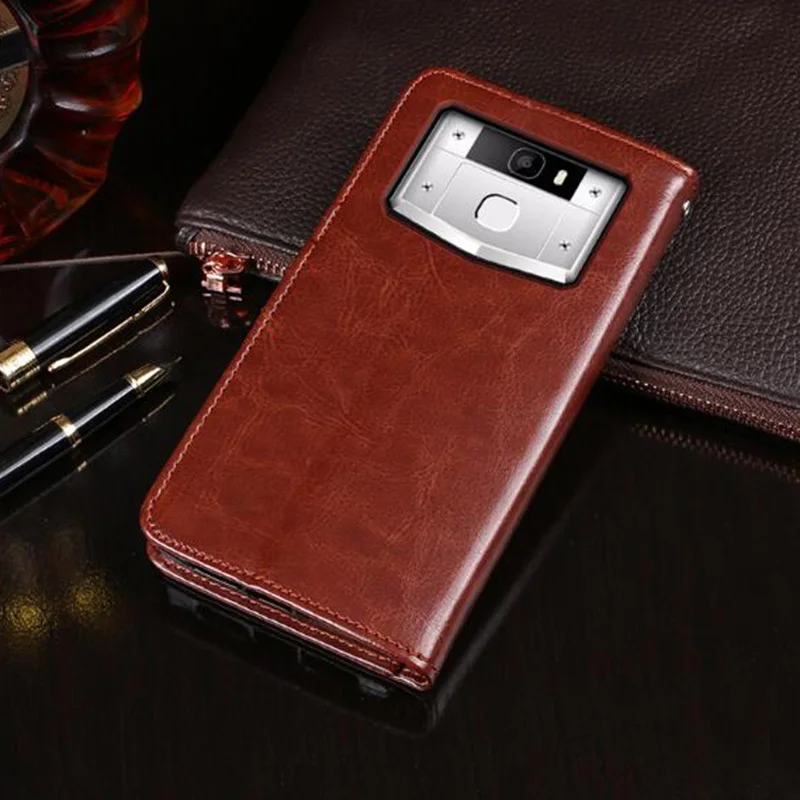 Для Oukitel WP6/C21/C19/K7 чехол портмоне с откидной крышкой из искусственной кожи крышка