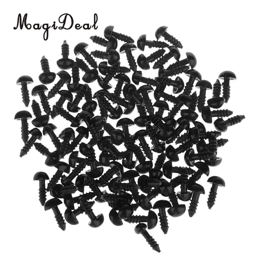 MagiDeal Высокое качество 100 шт. пластик DIY ремесло треугольник нос животного для