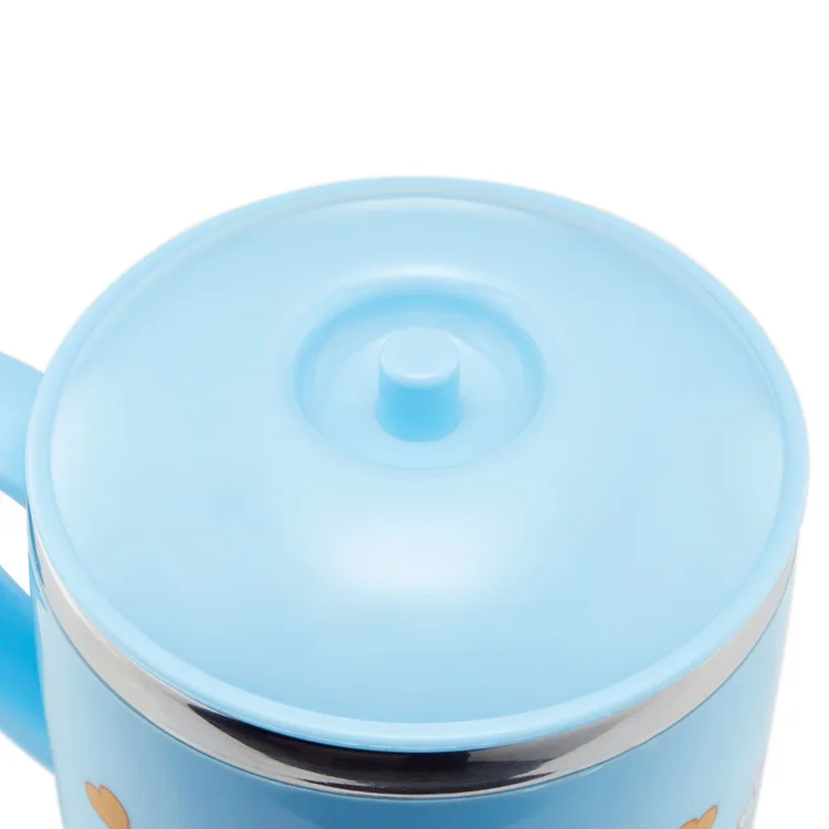 304 Stainless Cartoon Children Glass Heat Insulation Guard Against And Foreign Two Layer High Temperature Resistance Water Cup | Дом и сад