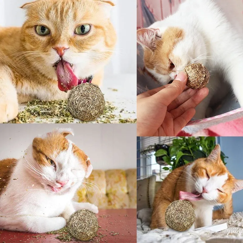 Натуральная кошачья мята для домашних животных ментоловый аромат котенок мяч