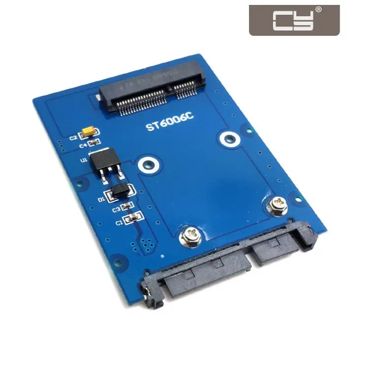 CY тонкий тип Mini PCI-E mSATA SSD до 2 5 &quotSATA 3 0 22pin HDD адаптер Жесткий диск PCBA - купить по