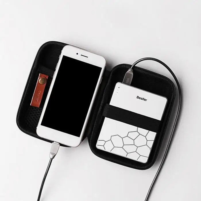 Новый 10000 mAh Мобильный банк питания для телефона 7 plus смартфон быстрое зарядное