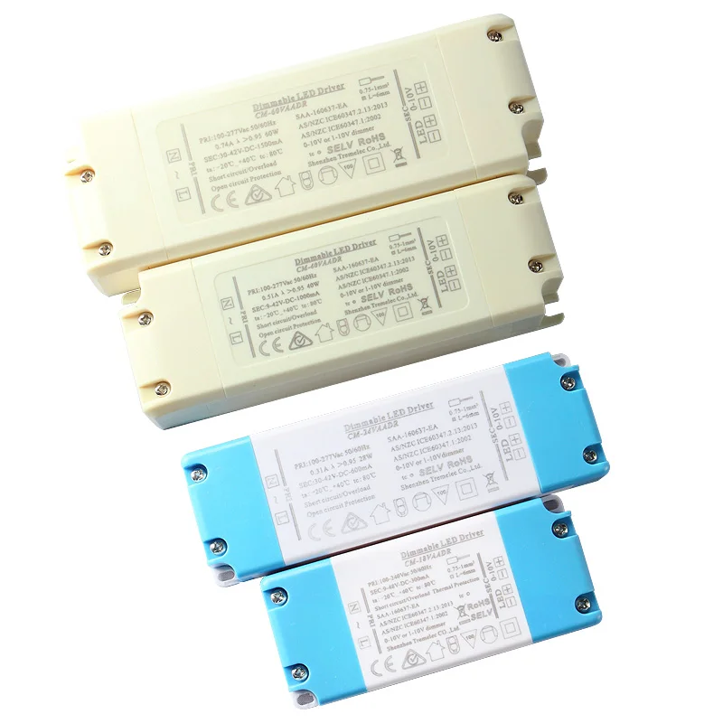 13-18W 0.35A 36-48Vdc constant current dimming range 1-100% Triac Dimming led driver transformer EMC LVD  SELV  Isolated driver