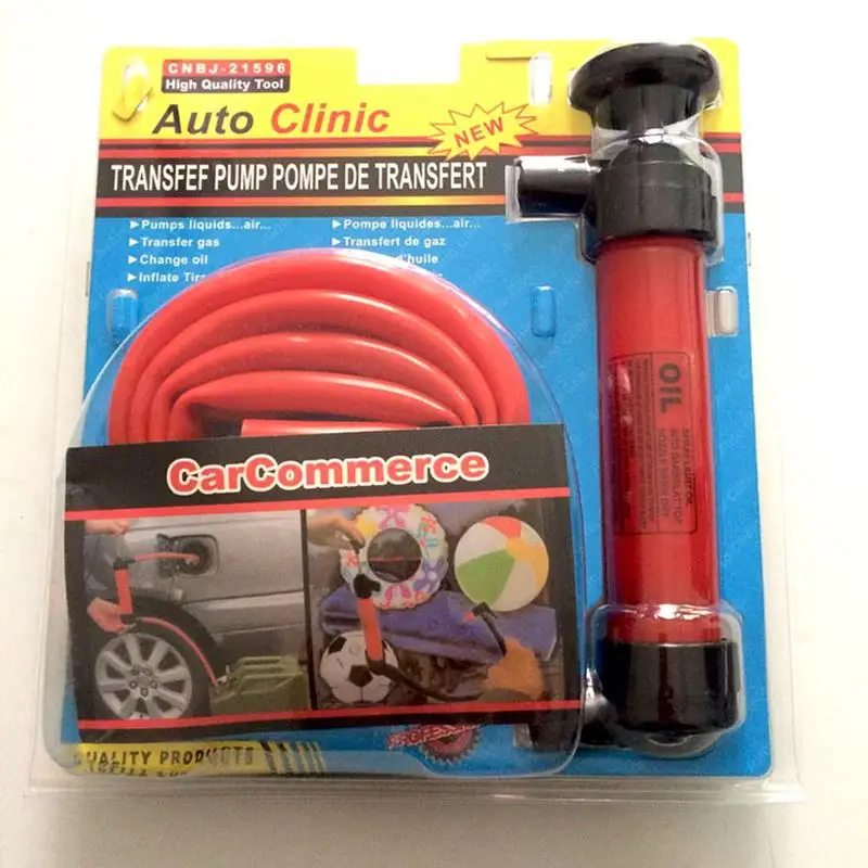Portable Multi-purpose Manual Oil Pump Hand Tube Car Hose 200CC Liquid Transfer Sucker Suction Inflatable | Автомобили и