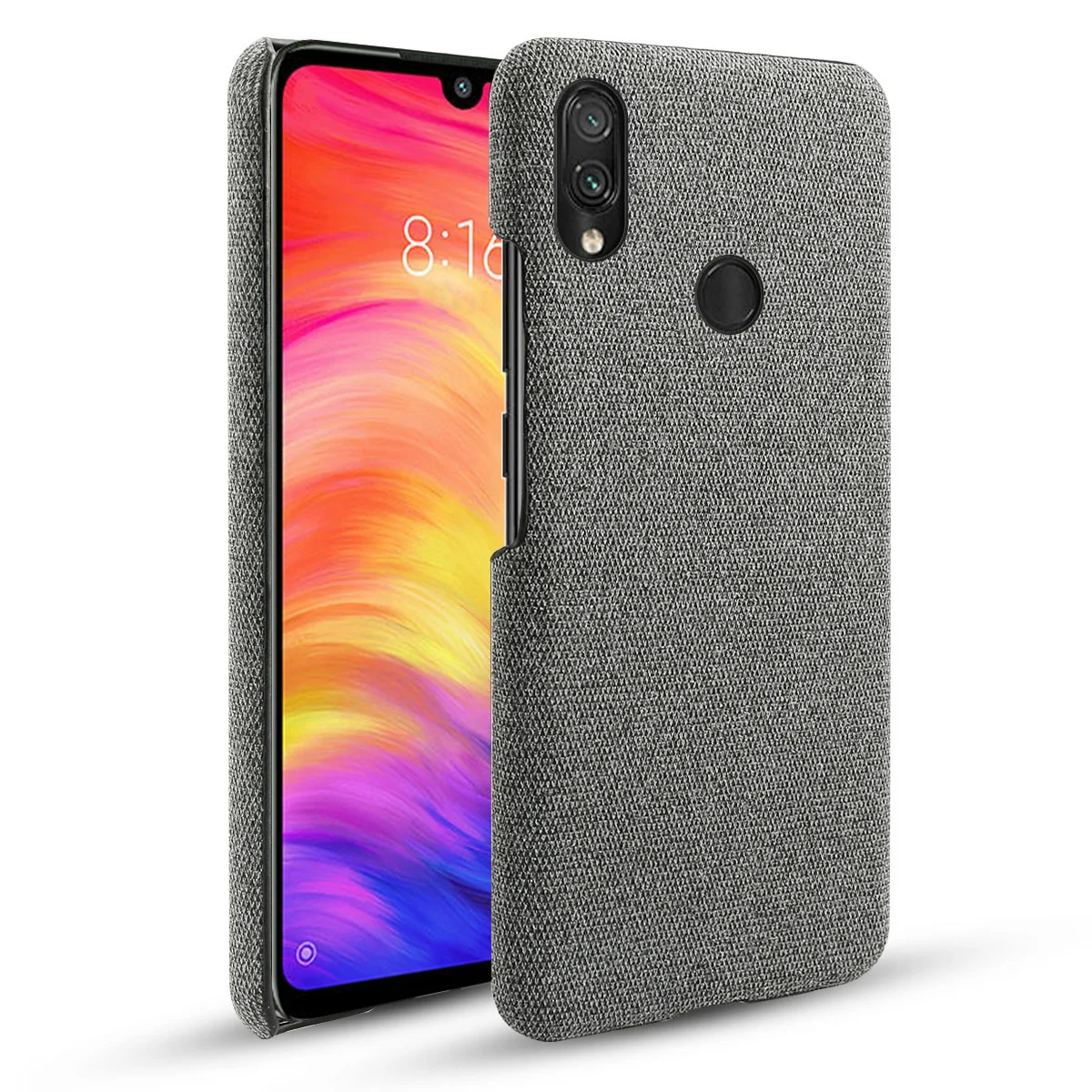 Для Xiao mi Red Note 7 чехол ультра тонкий жесткий PC фетровый тканевый противоударный