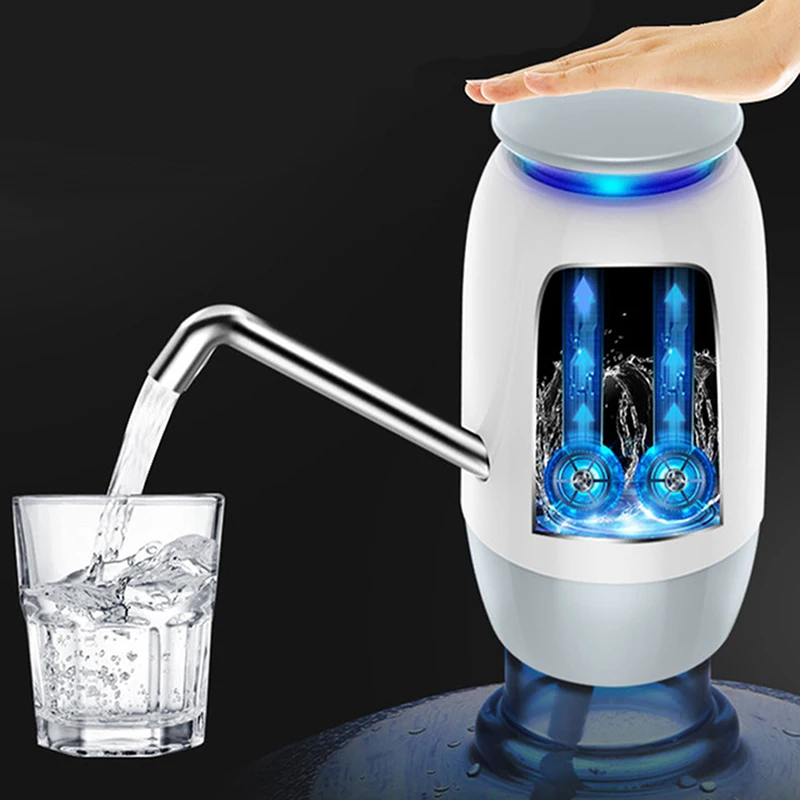 Портативный Электрический диспенсер для воды с USB зарядкой детский замок двойной