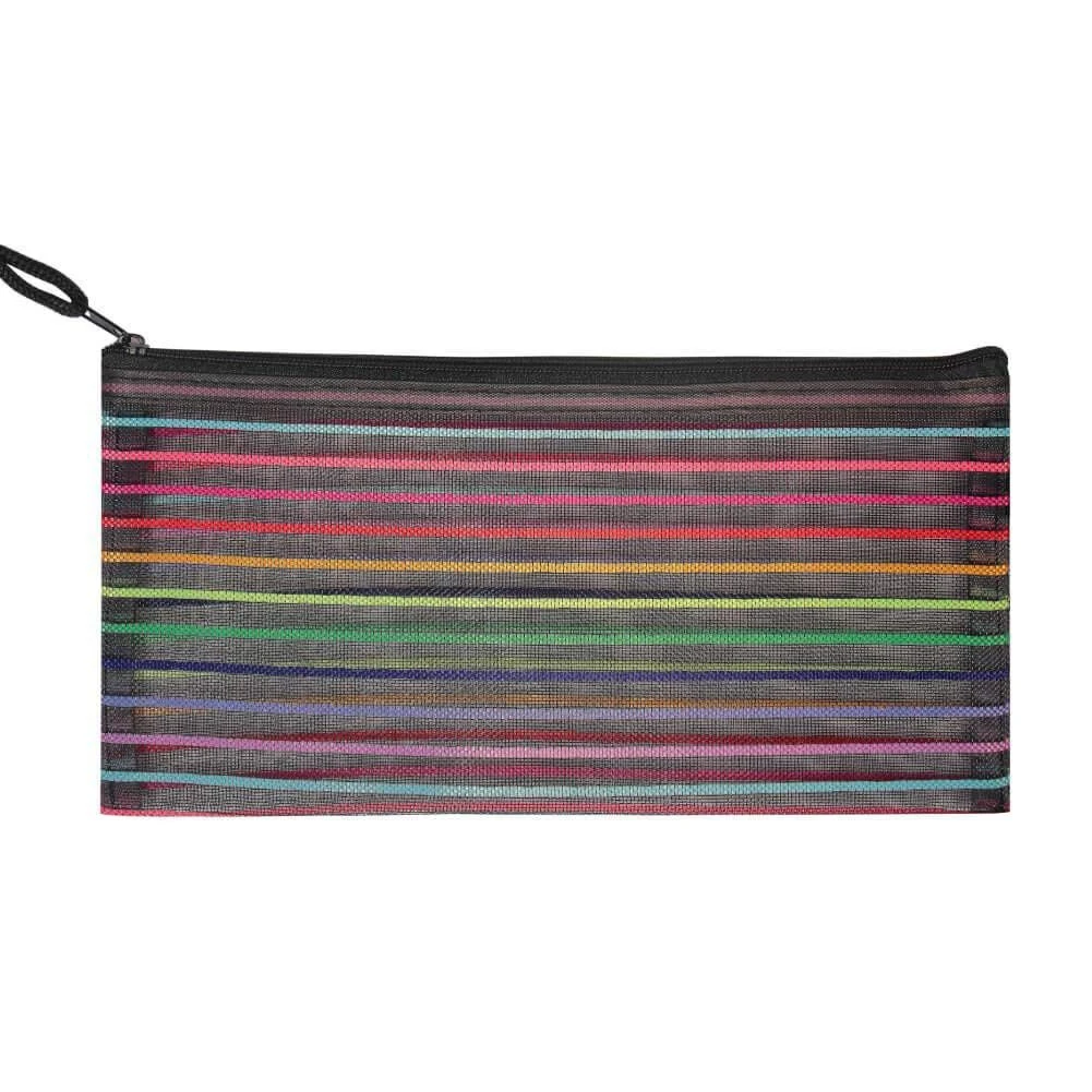 18 Pcs Zipper Mesh Pouch for Cosmetic Makeup Office Supplies and Travel Accessories | Канцтовары для офиса и дома