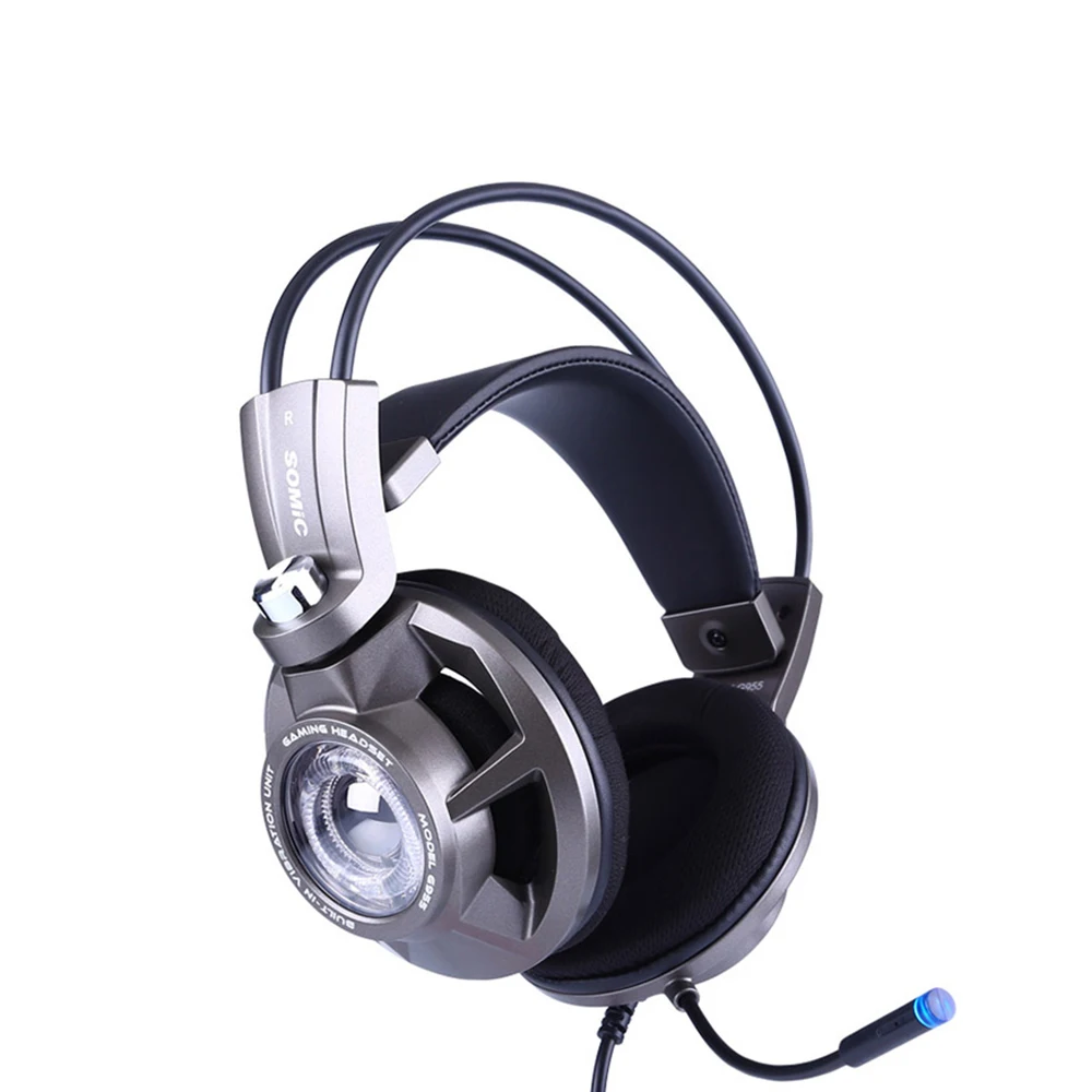 Somic G955 7 1 канала Стерео оголовье наушников Электрический конкурс игровая