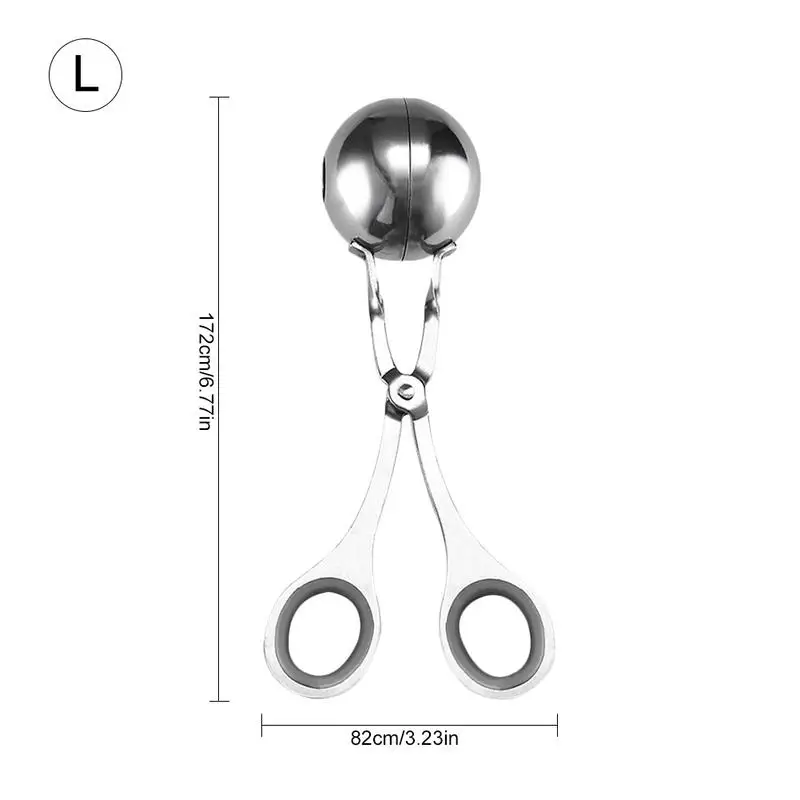

Meatballs Scoop With Hand Guard Ring Meatball Scoop Maker With Protective Ring Cake Pop Maker Kitchen Tool 304 Stainless Steel