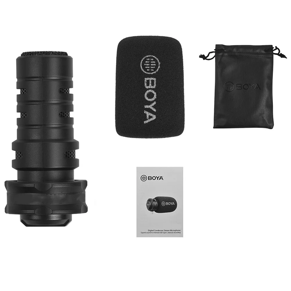 BOYA By-A7H Mic 3 5 мм Джек микрофон Цифровой Стерео конденсаторный мобильный телефон