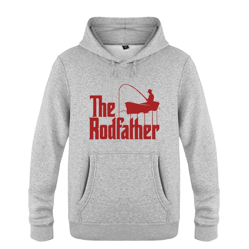 RodFather Крестный отец Рыбалка шутка в рыбацком стиле кофты Для мужчин 2018 с
