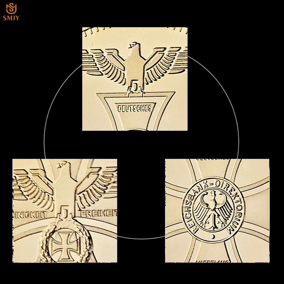 Коллекция юбилейных монет 5 шт./лот Германия имхсбанк золото директорний