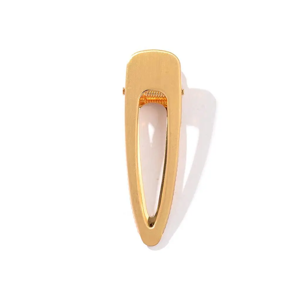 Новый головной убор Геометрическая заколка для волос из металлического сплава