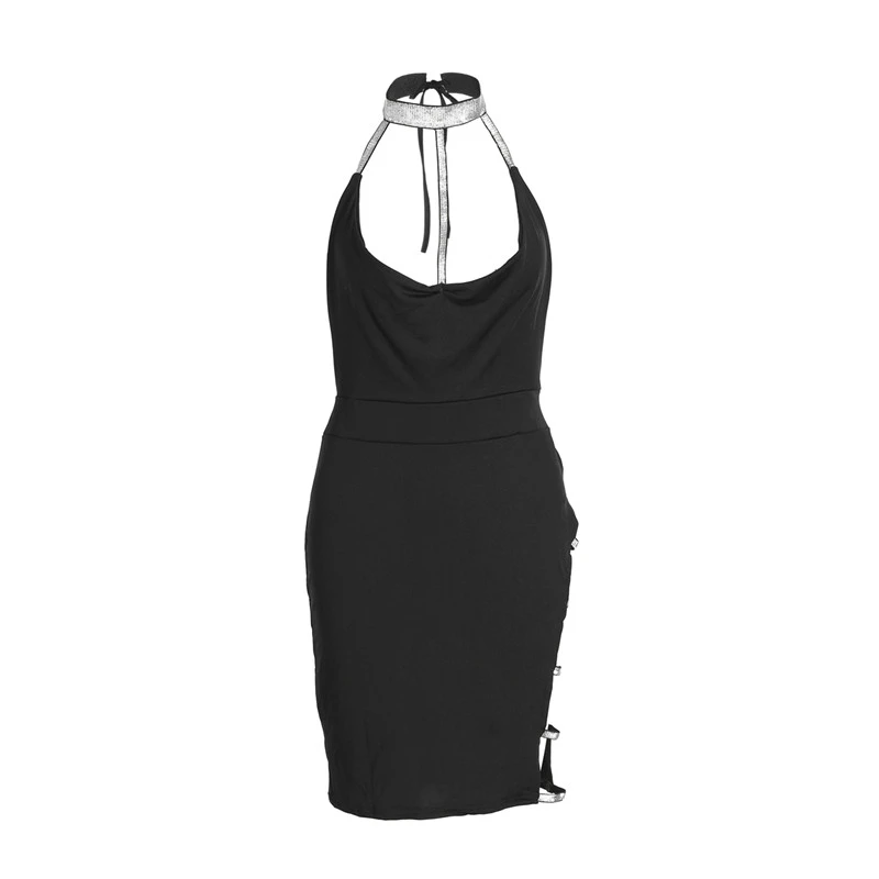 Hot Sexy Women Bandage Bodycon Dress 2019 Strappy V Neck Backless Draped Pencil Dresses Lady Vestidos Clubwear Party Mini | Женская