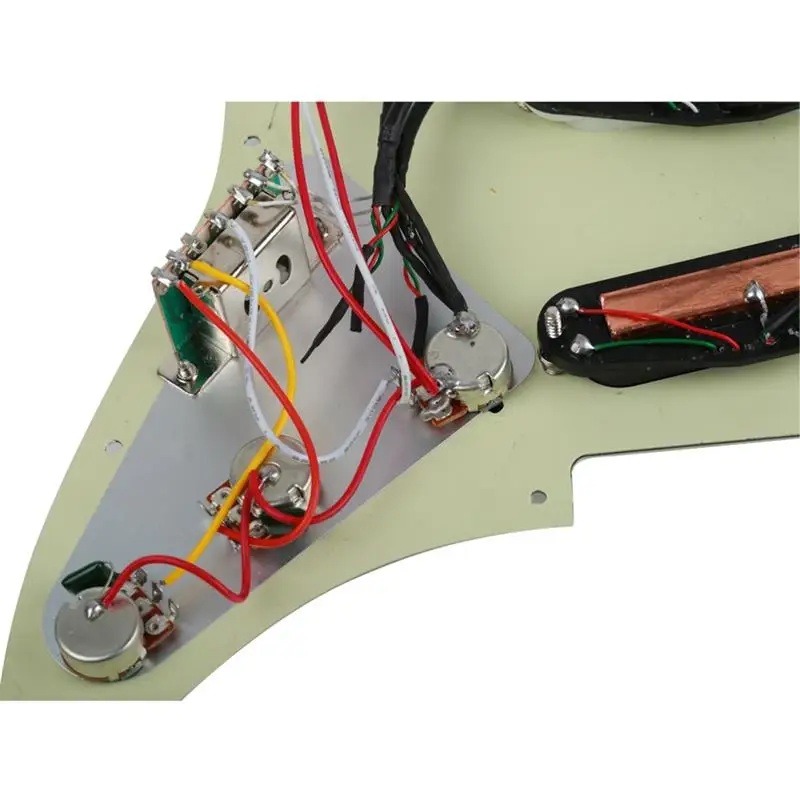 SSS Prewired загружено Pickguard и 3 Двойная подставка пикапы сборки набор с объем скорость