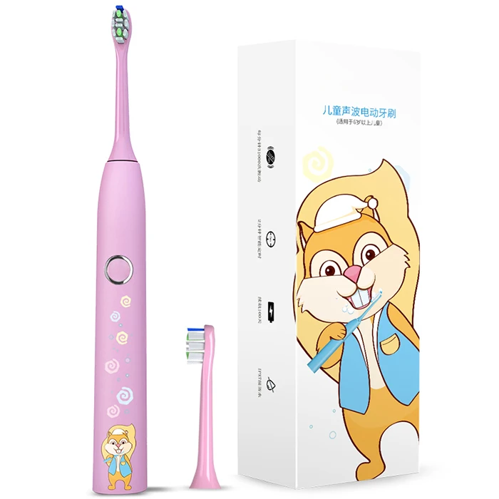 Профессиональная электрическая зубная щетка для детей водонепроницаемая Мягкая