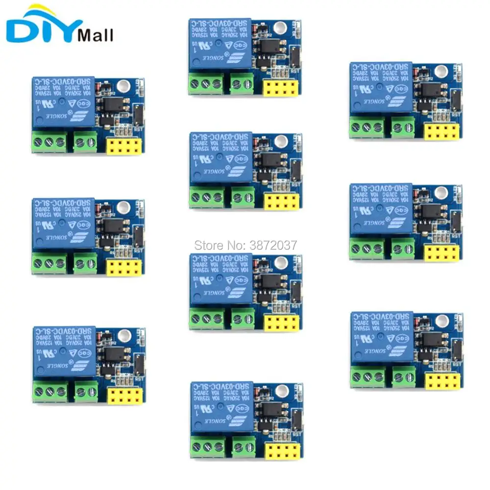 10 шт. ESP8266 ESP 01 01S триггерный релейный модуль для Arduino IOT умный дом Интернет