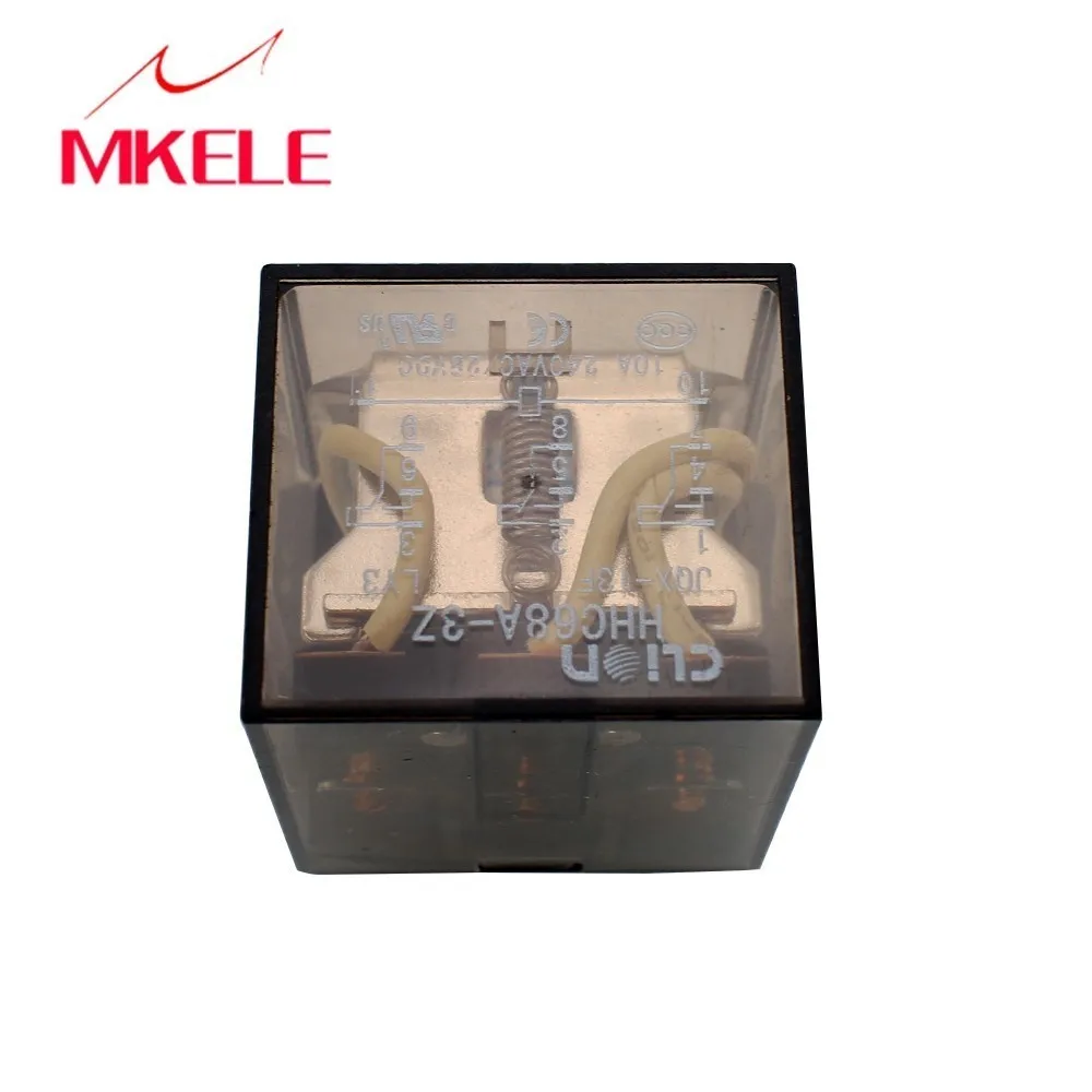 Электронное Микро Мини электромагнитное реле Φ LY2 DC24V AC220V Катушка 8 контактов