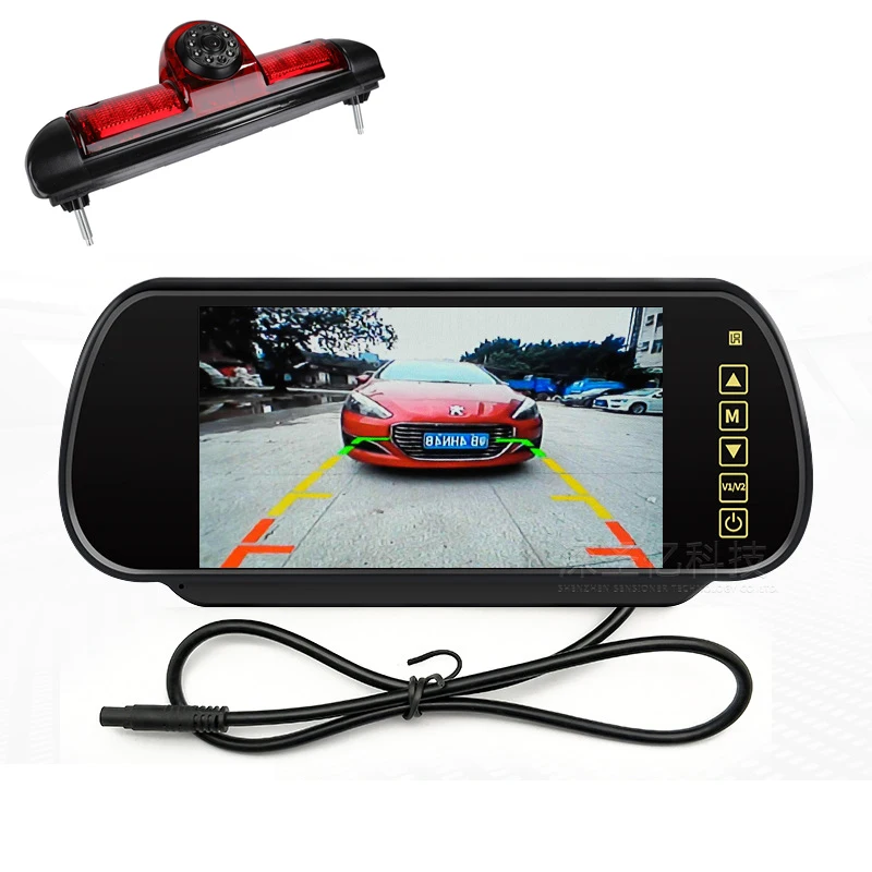 Монитор заднего вида w/Cam Kit LED IR парковочная камера запасная CCD для Peugeot Boxer Citroen Jumper