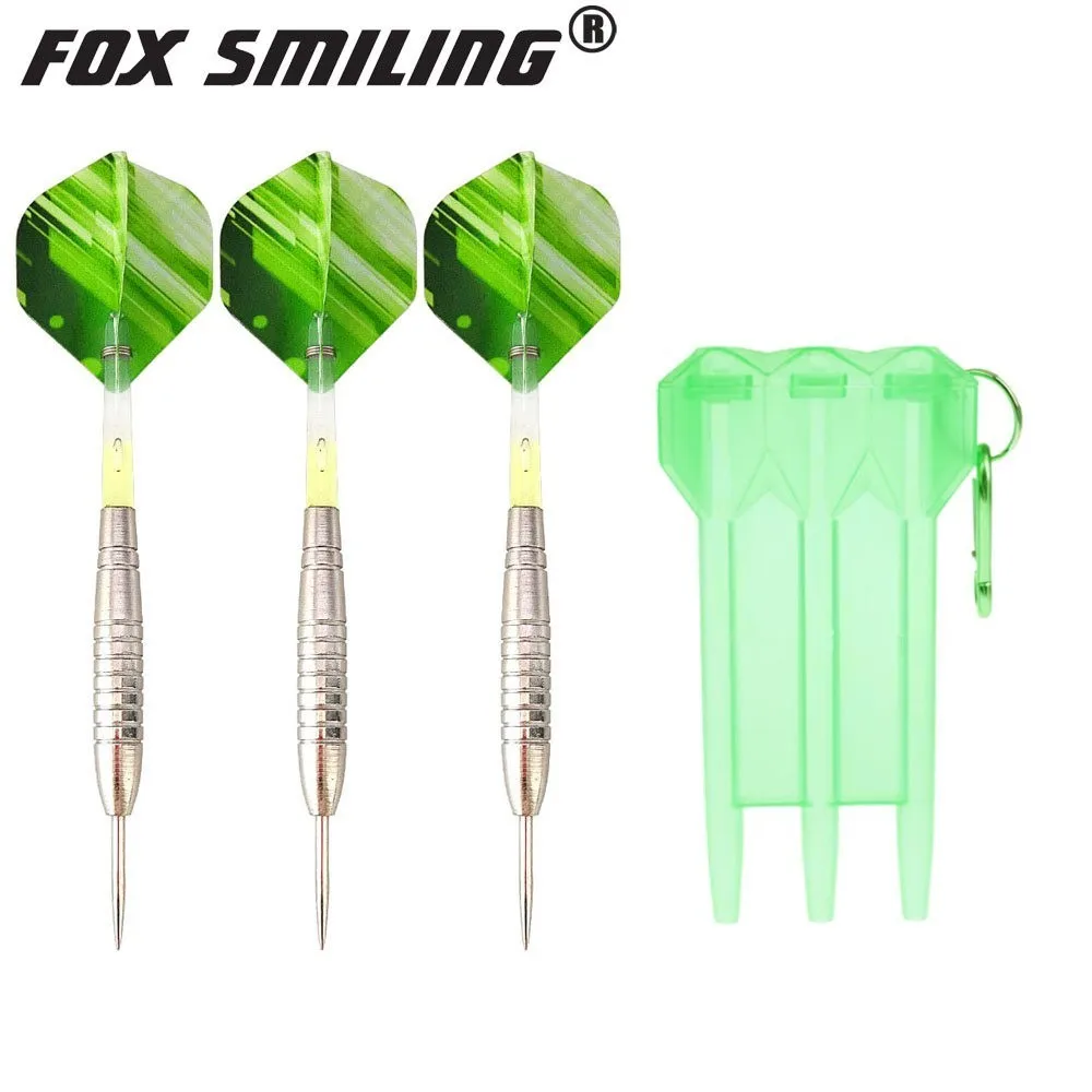 Профессиональные стальные наконечники для Дартс Fox Smile 3 шт. 23 г с нейлоновыми