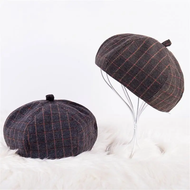 Модный художественный Ретро Английский стиль женский шерстяной берет