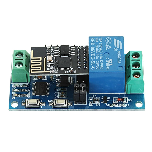 CLAITE 1 шт. 5В реле Wi Fi модуль обновления ESP8266 дистанционного Управление
