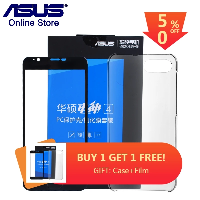 Оригинальный ASUS ZenFone 4 Max Plus ZC550TL X015D 5 дюйма Ультратонкий Прозрачный чехол с полным