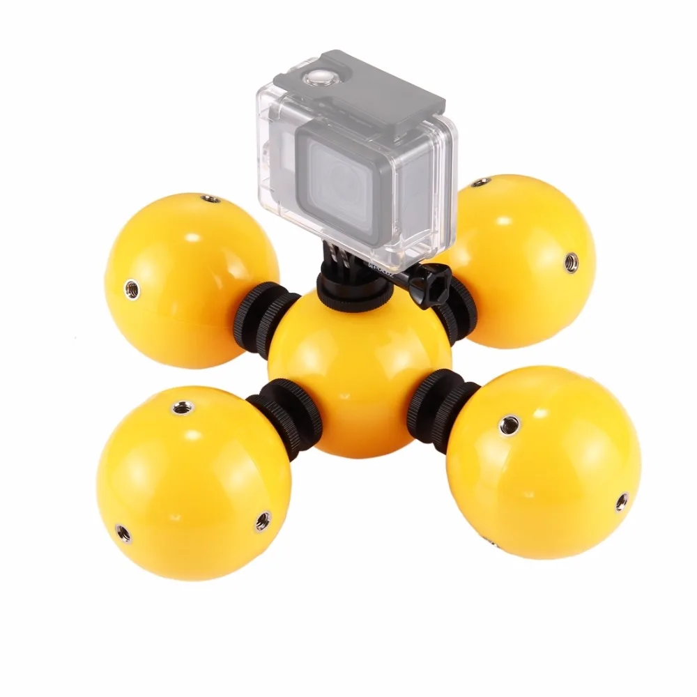 Puluz 5 шт. плавающий шар для подводной камеры плавучий Hero 4 Session Mini Floaty Holder 3 + Sjcam Xiaoyi