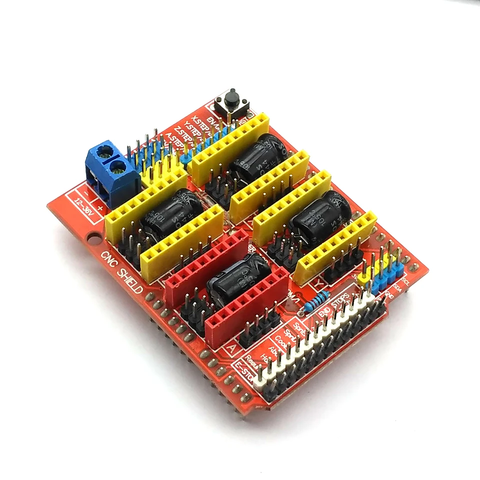 Новые детали для 3D принтера A4988 драйвер с ЧПУ плата расширения Arduino V3 гравер