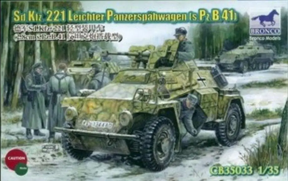 Bronco CB35033 1/35 Sd.Kfz.221 Panzerspahwagen s.Pz.B.41 | Игрушки и хобби