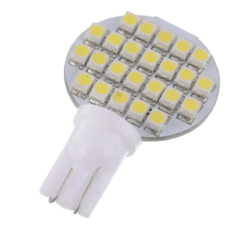 20 шт./компл. супер яркий DC 12 V 624LM 4 8 W T10 3528 24SMD белый ПВХ интерьер Светодиодный