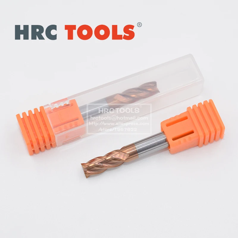 

H8-d5x13Hx6Dx50L 6mm SOLID CARBIDE End mill with TIALN Cutter HRC55 Metal
