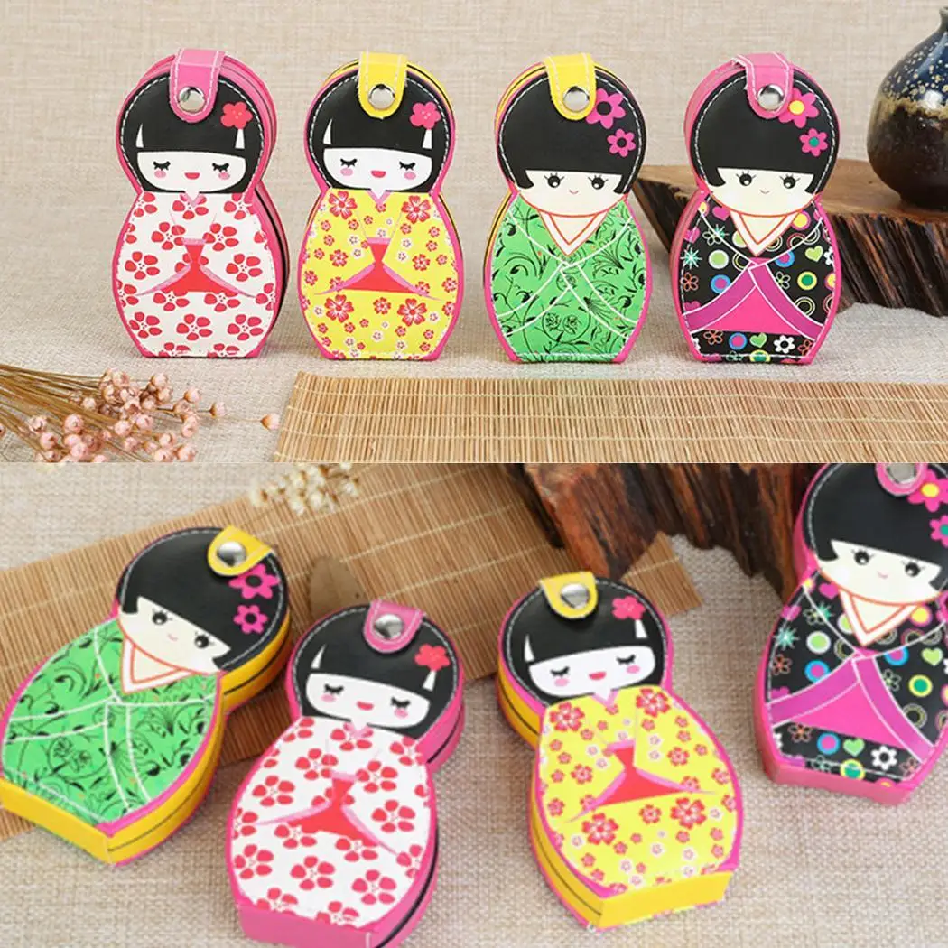 6 шт. маникюрный набор для ногтей Инструменты милый мультяшный портативный