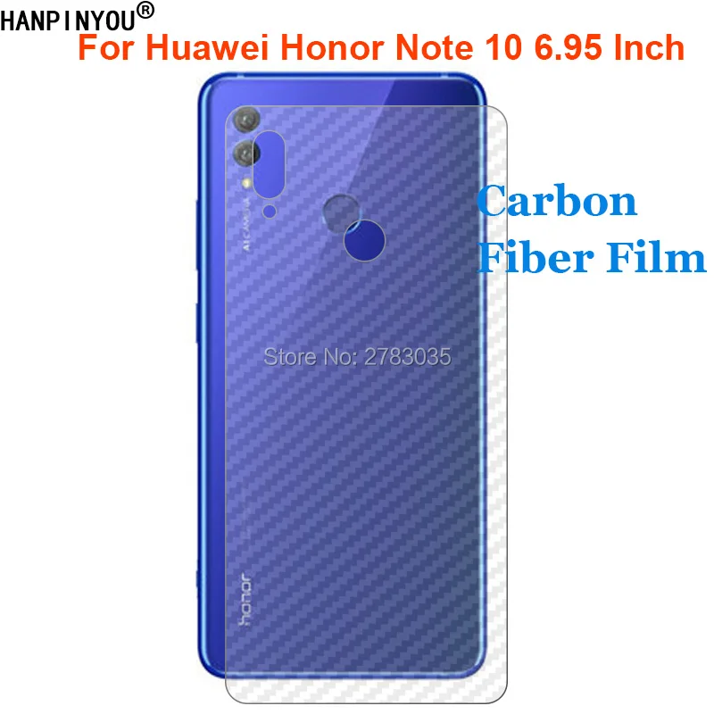 Прозрачная защитная пленка из углеродного волокна для Huawei Honor Note 10 6 95 дюйма 3D