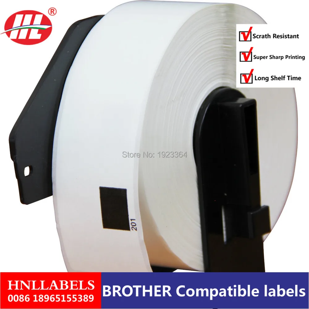 

6X Rolls Brother Compatible Labels dk-11201 DK 11201 dk1201 dk11201 400 Labels Per Roll