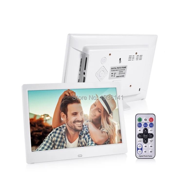 10 дюймов Тонкий модель full hd 1080P воспроизведения цифровая фоторамка с