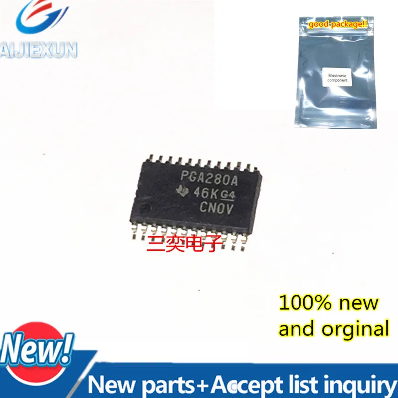 2 шт. 100% новый и оригинальный PGA280AIPWR PGA280AIPW PGA280A TSSOP24 программируемый инструмент с