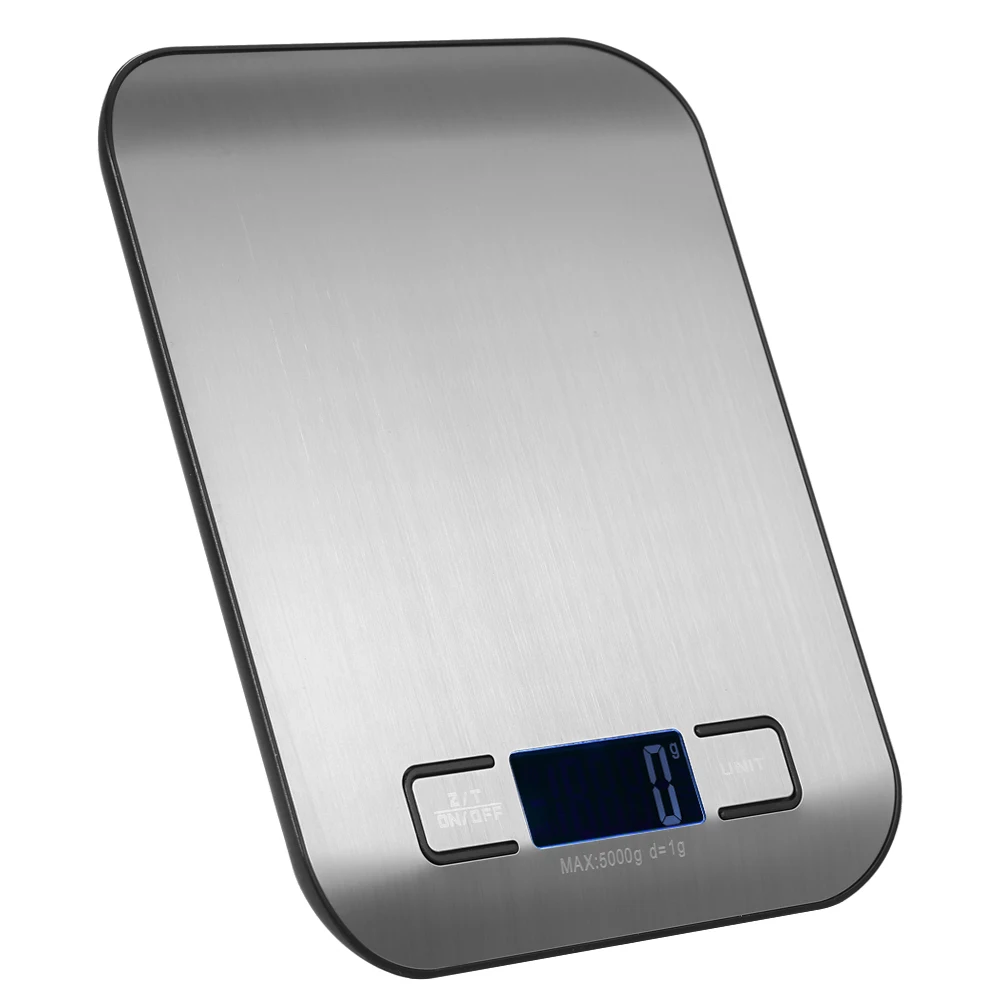 

Stainless Steel Digital Kitchen Scale 10kg×1g/5Kg×1g Electronic Scale Cooking Balance Weighing Food Jewelry Scale Weight Grams