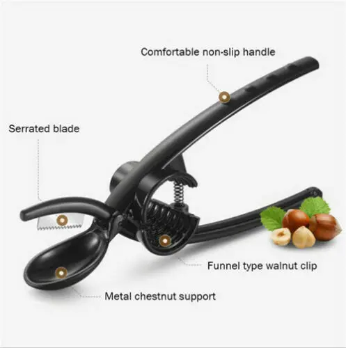 

Walnut Almond Pecan Hazelnut Hand Quick Nut Cracker Sheller Nut Plier Opener UK