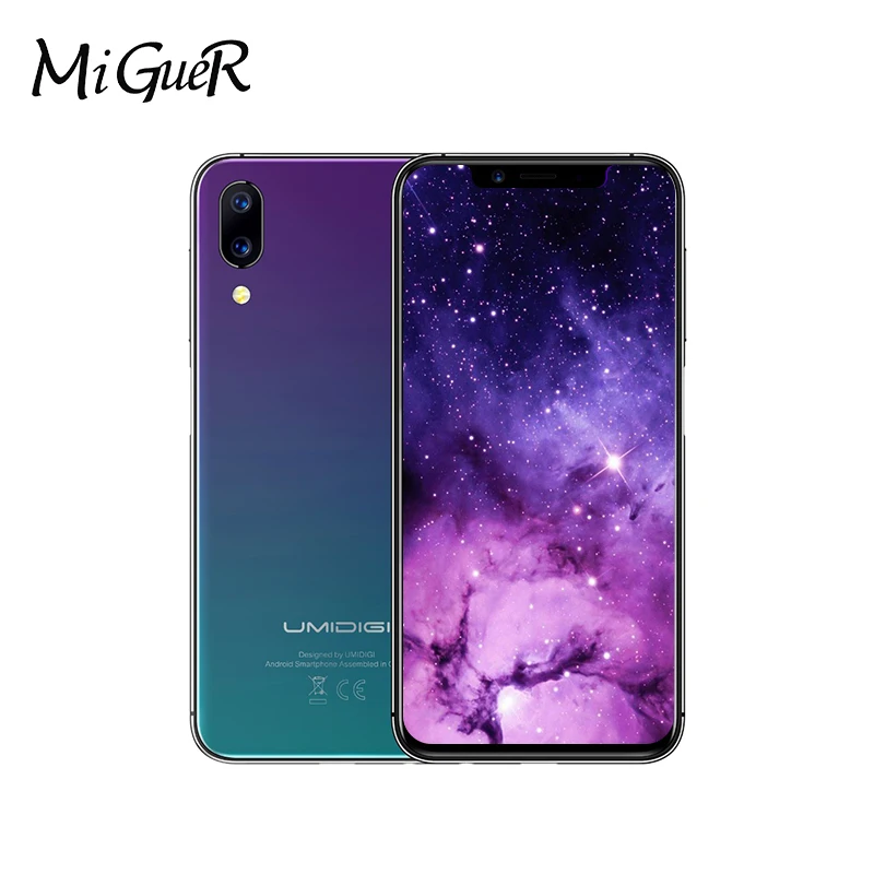 UMIDIGI ONE глобальная версия 5 9 &quotполноэкранный Android 8 1 P23 Восьмиядерный 4G + 32G
